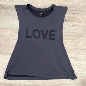 Spiritual Gangster charcoal Love tank M/L